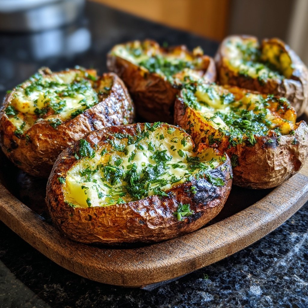 Ofen Kartoffeln Mit Kräuterbutter