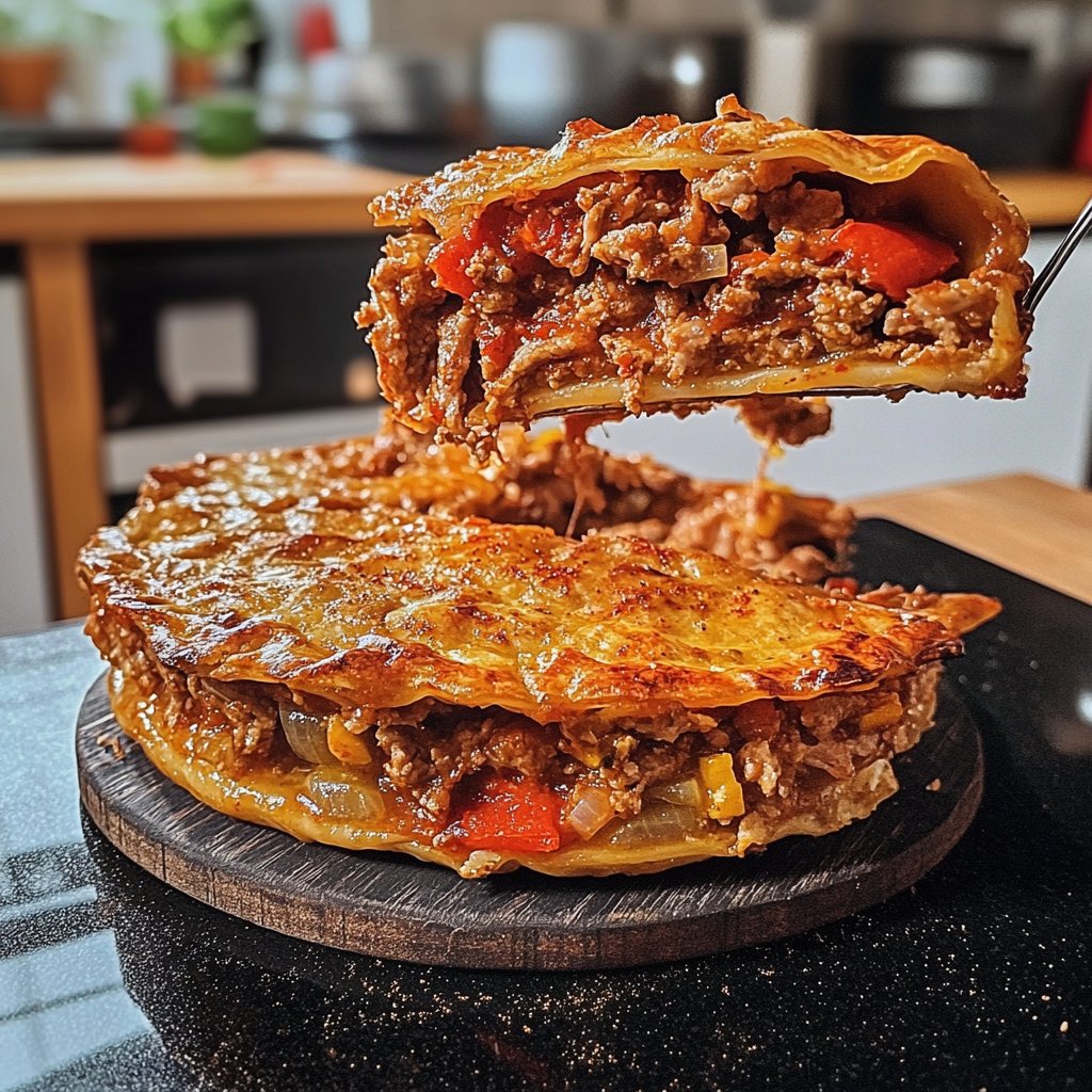 Hackfleisch Pfanne mit Paprika