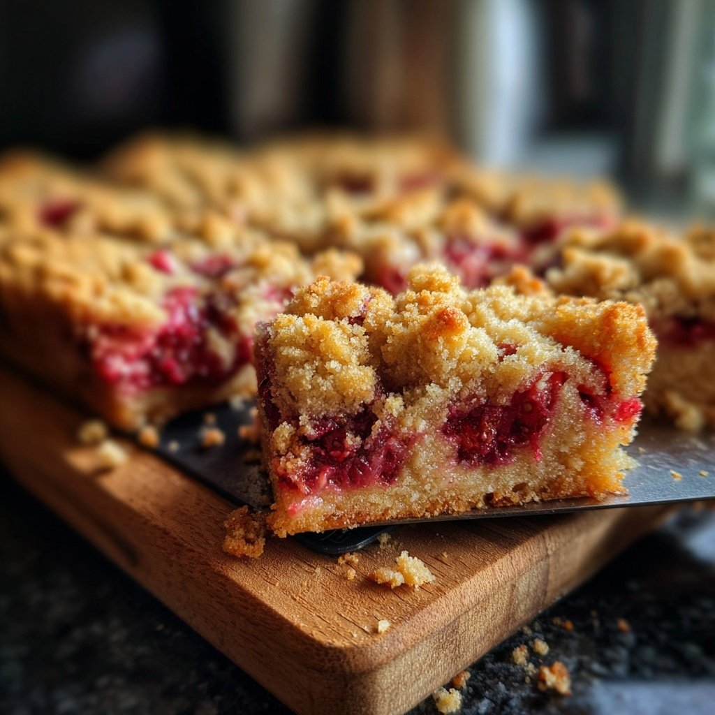 Erdbeer Streusel Schnitten