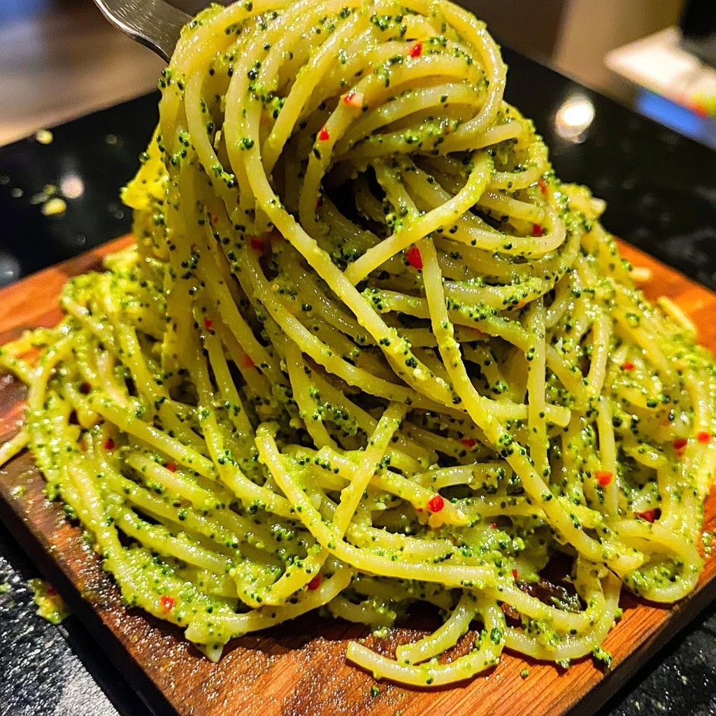 Spaghetti mit Brokkoli und Chili