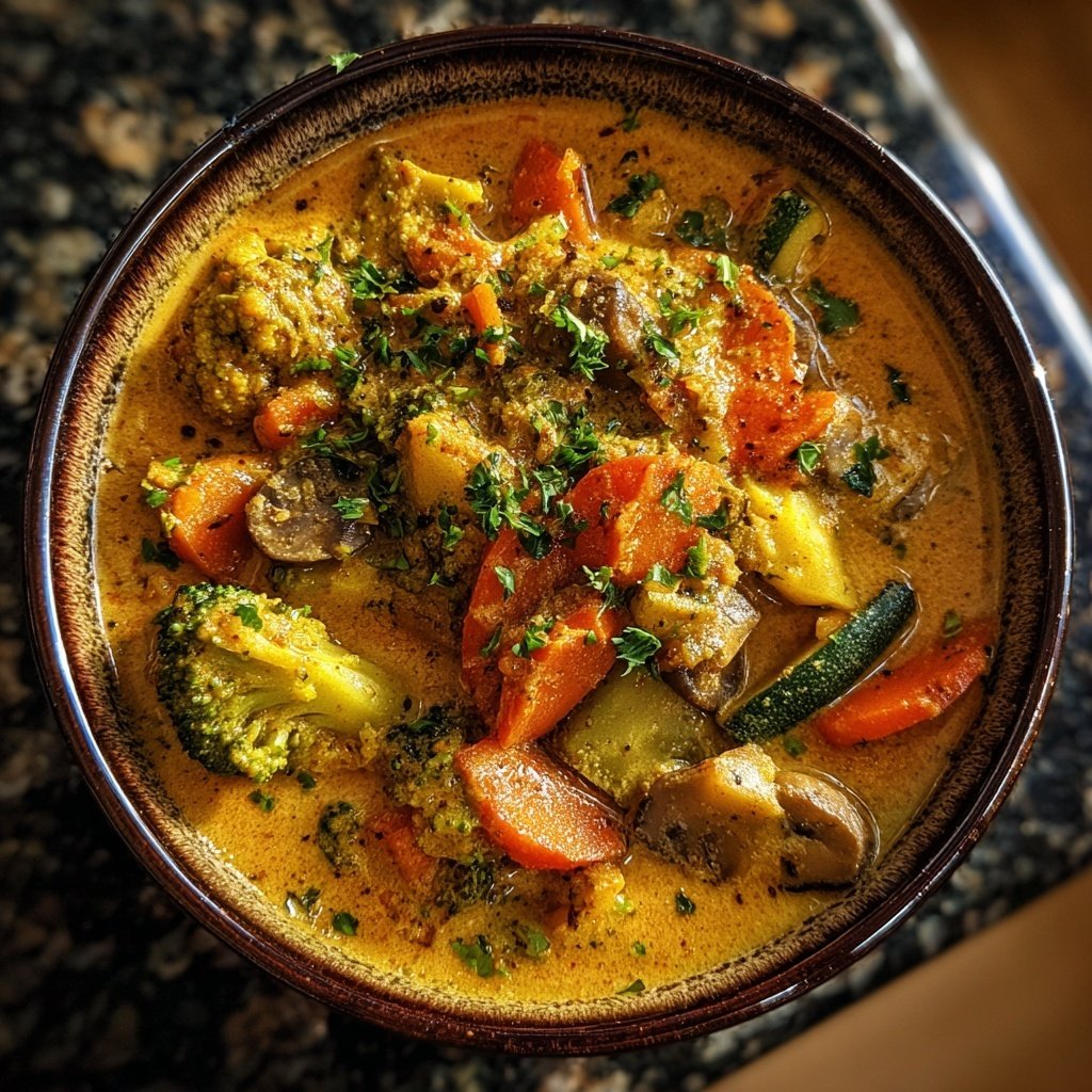 Kalorienarmes Putencurry Mit Gemüse