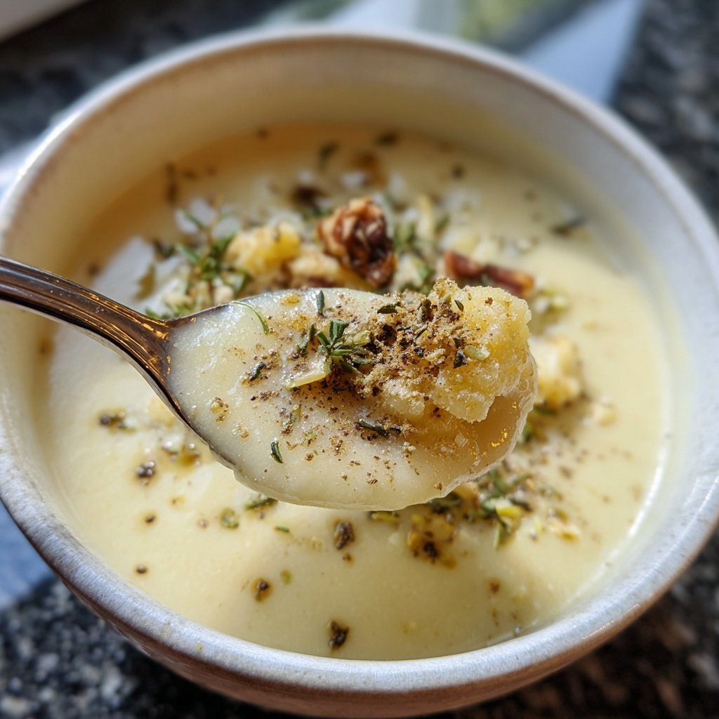 Blumenkohl Suppe Mit Muskatnuss