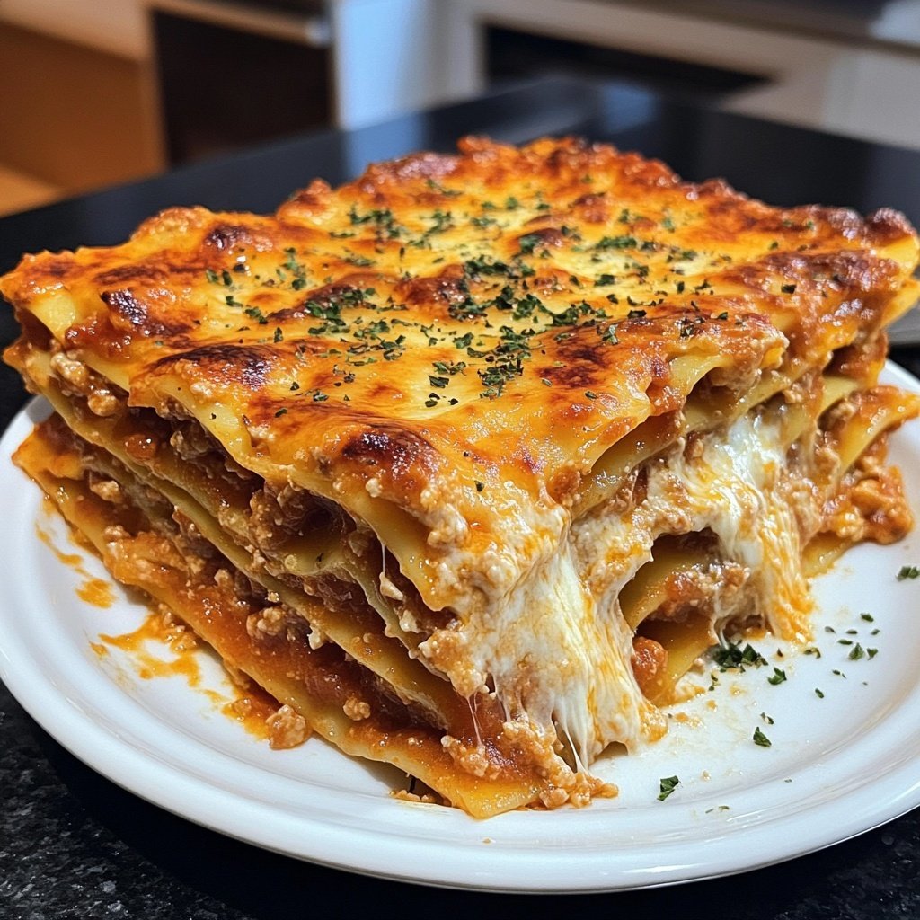 Lasagne mit cremiger Béchamelsauce