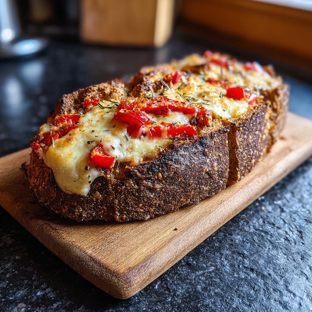 Zupfbrot Mit Paprika Und Käse